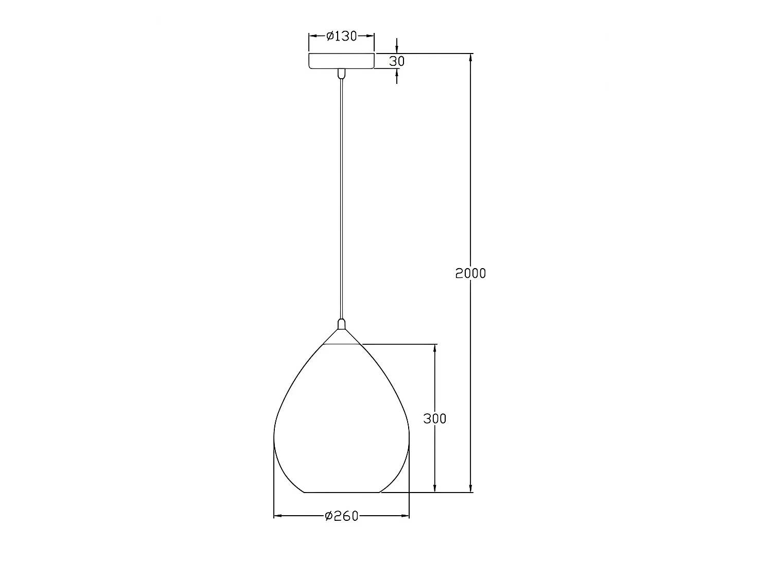 Candeeiro de Suspensão Gisella em Vidro Soprado Âmbar com Estrutura de Metal - Iluminação Elegante para Interiores de Ø260mm com Casquilho E27