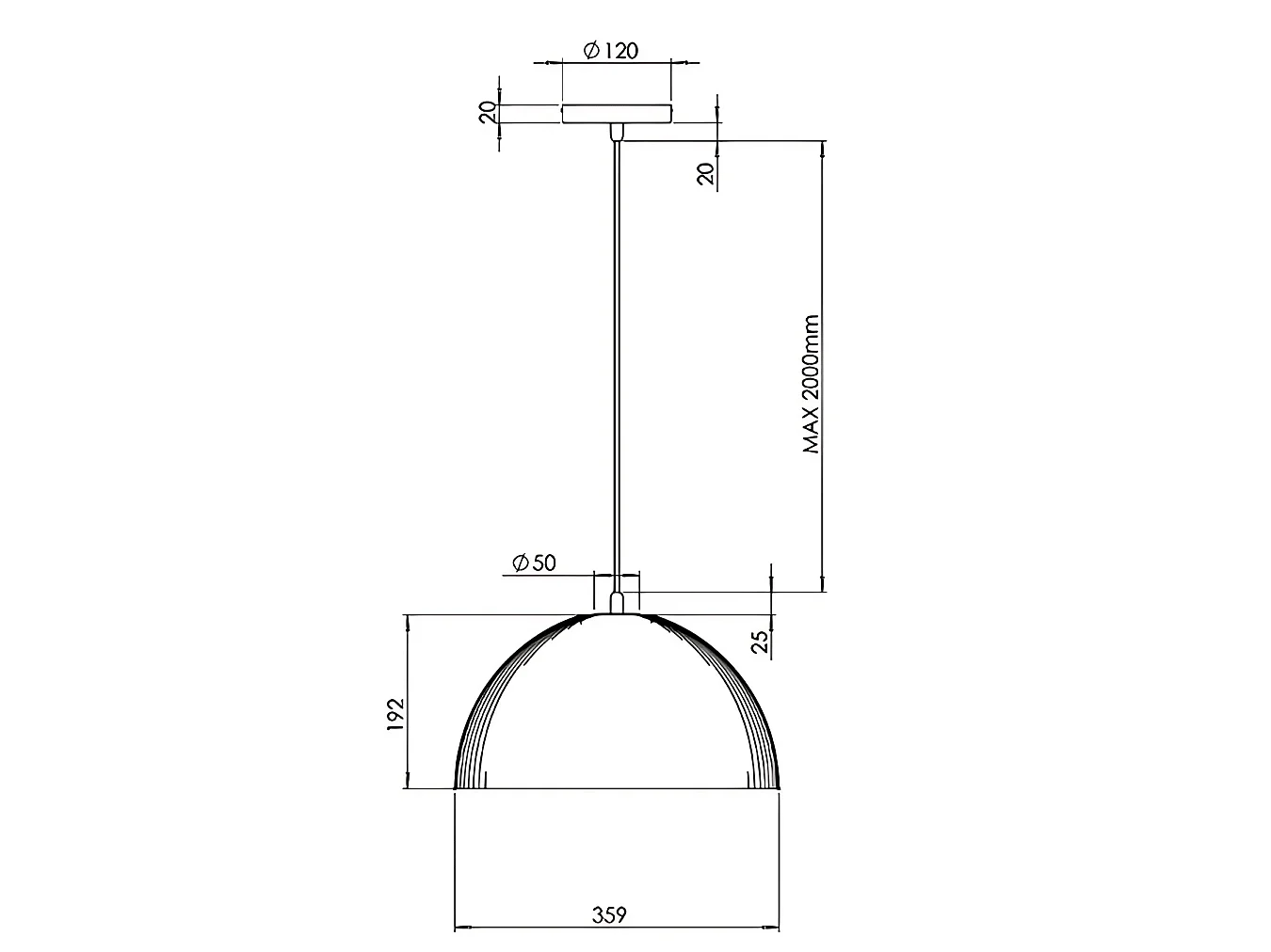 Suspension Carola Ø360 Mm E27 10 W, Structure En Métal Et Plastique D'Origine Végétale, Couleur Moutarde, Ip20, Classe 1 - Carola Design