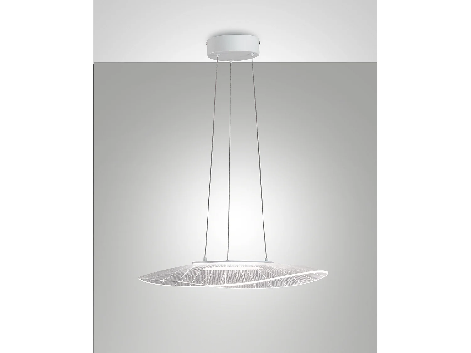 Vela Sospensione Bianca L.590X430Mm.