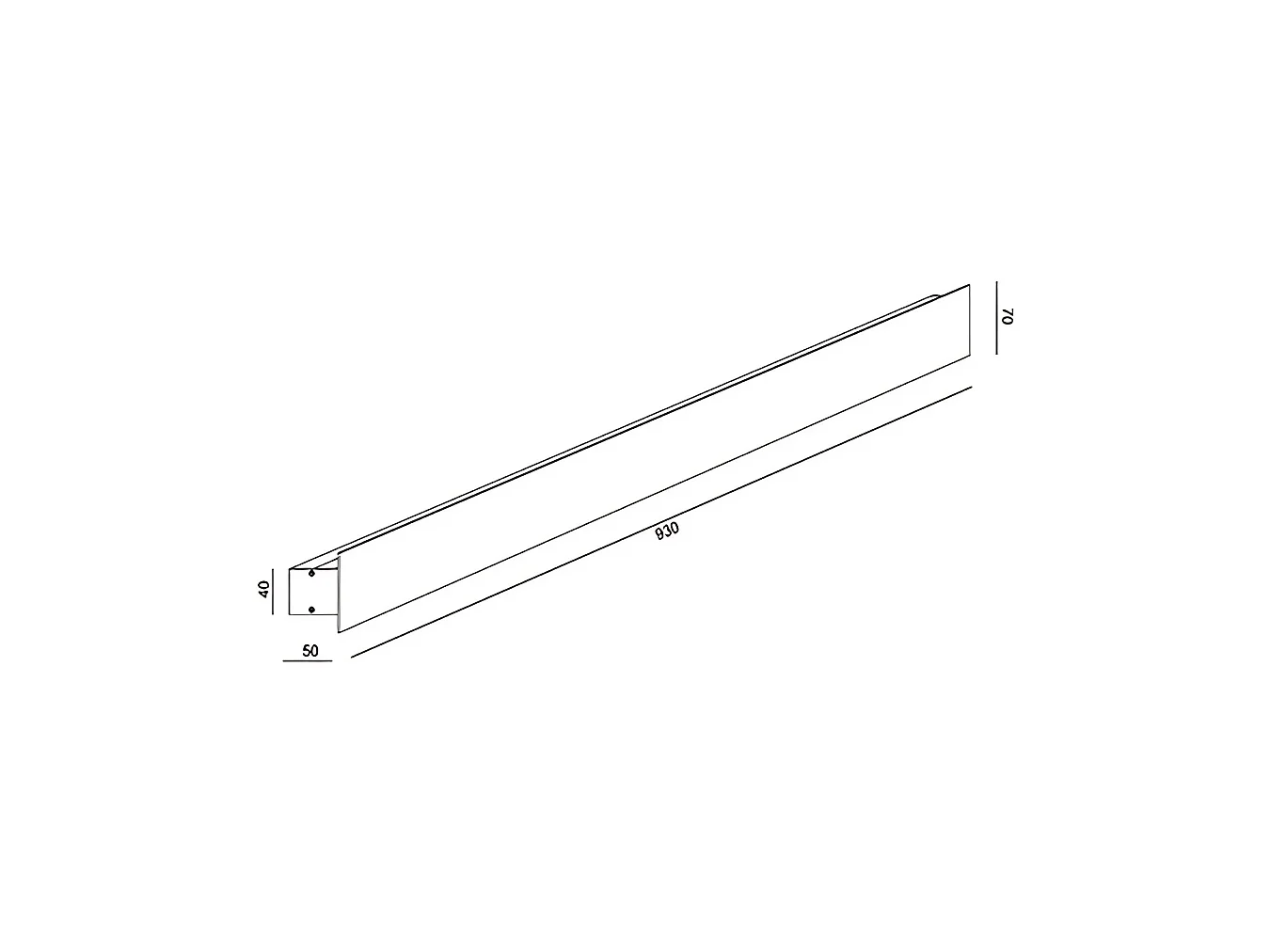 Lotus Candeeiro de Parede LED 30W Branco 3000K, Estrutura em Alumínio, Design Moderno e Minimalista para Iluminação de Interiores Profissional