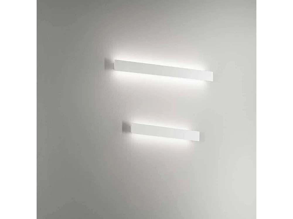 Candeeiro de Parede Lotus LED 20W Integrado 3000K Branco Estrutura em Alumínio Design Moderno Regulável 64,5cm Classe 1 IP20 Qualidade Premium