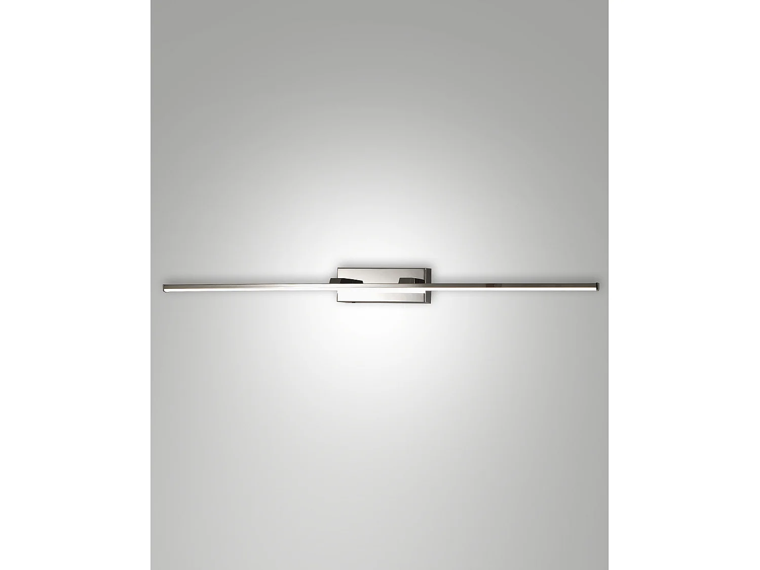 Aplique LED Nala 15W 1850lm 3000K IP44 metal y metacrilato cromado, diseño moderno funcional para interior y exterior iluminación pared