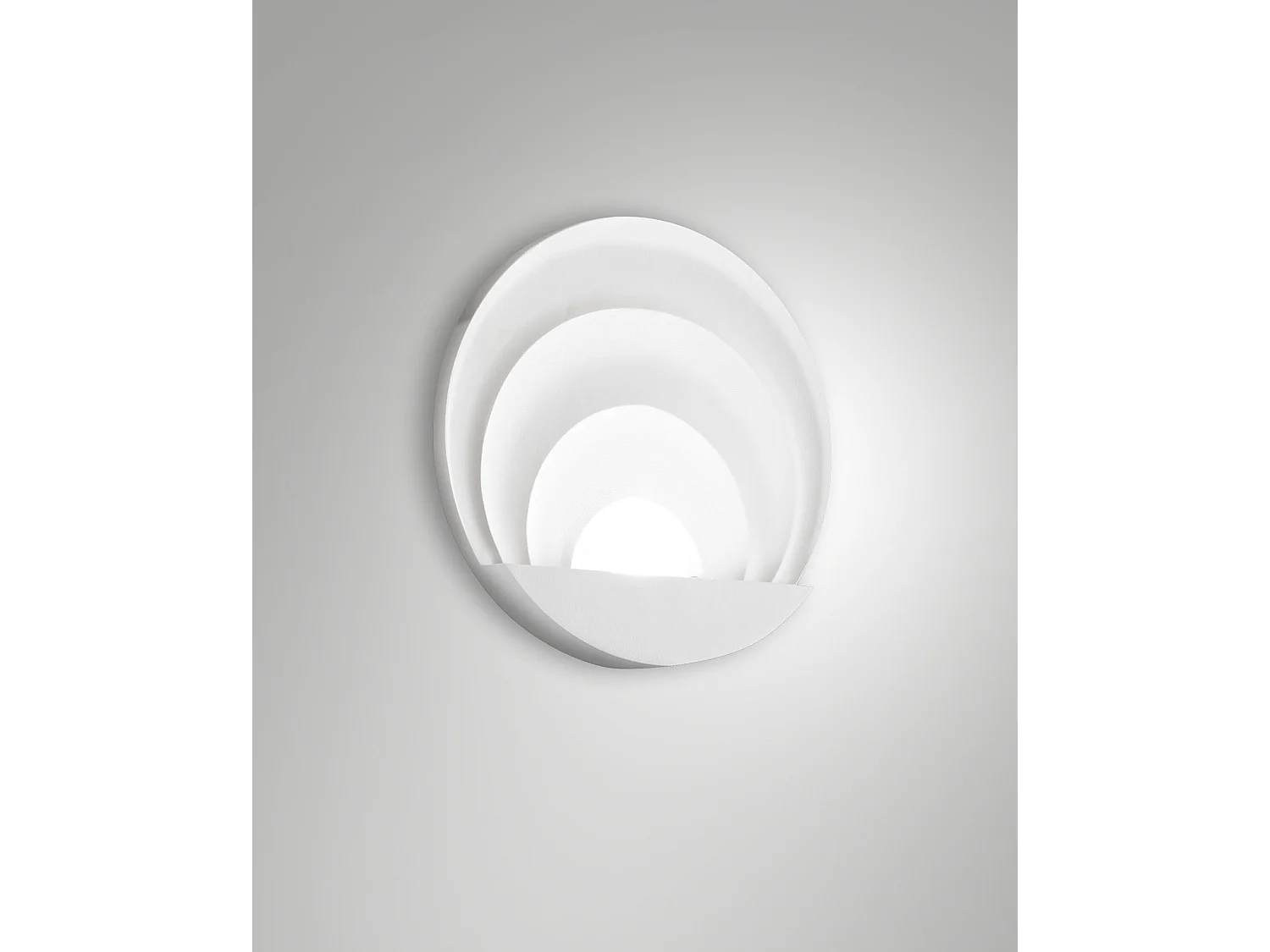 Sunrise Candeeiro de Parede a LED Integrado 29W 3240lm 3000K Branco - Estrutura em Alumínio Fundido sob Pressão IP20 Design Moderno e Elegante