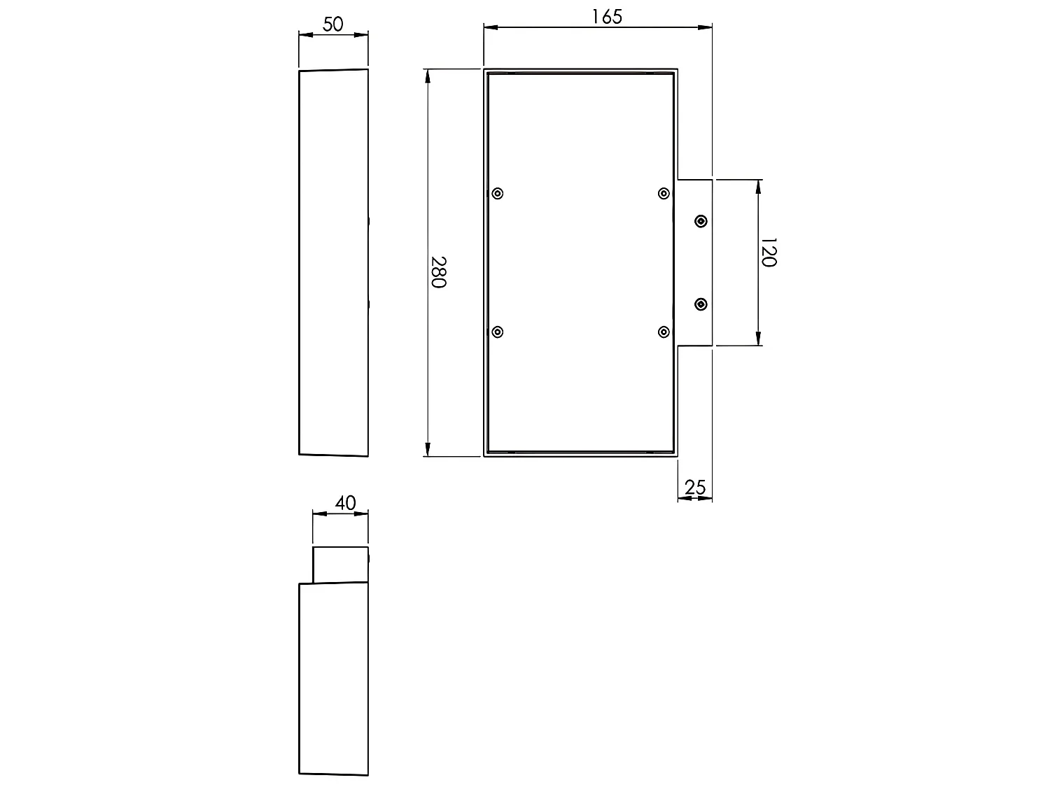 Aplique de parede Emma LED 41W 3750lm 3000K em alumínio branco, design moderno e elegante para iluminação de interiores de alta eficiência