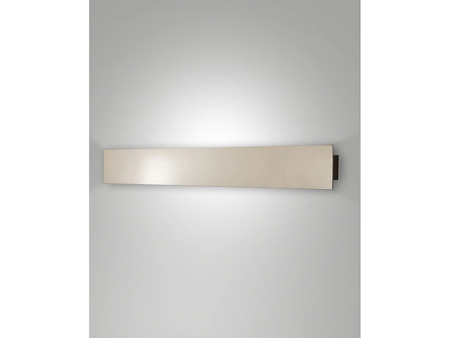 Lámpara de pared LED Lotus 20W 3000K aluminio dorado mate regulable 64,5 cm Clase 1 IP20, diseño moderno premium interior