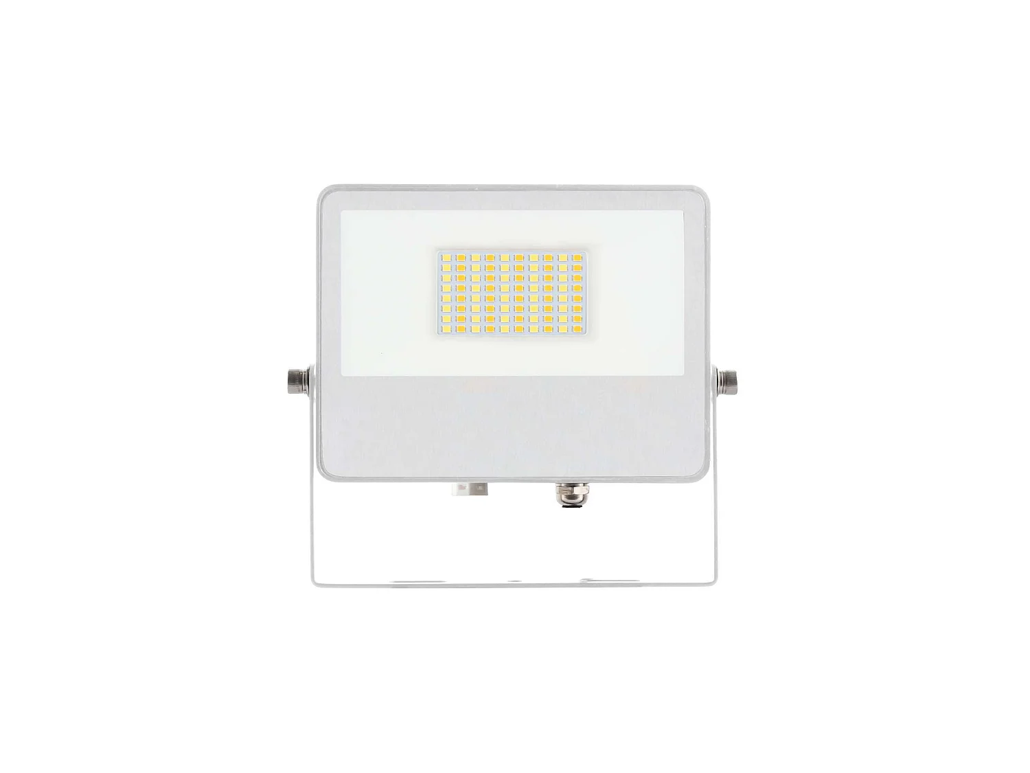 Projecteur LED extérieur Sky 40W, technologie CCT 3000K/4000K/5000K, faisceau 115°, structure aluminium blanc - Beneito & Faure. Éclairage pro.