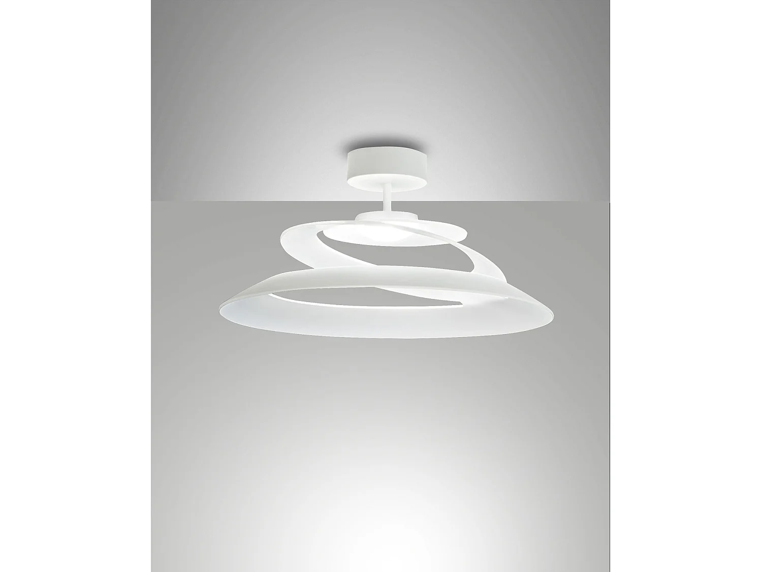 Aragon Plafoniera Led Bianca 1 Luce Finitura Metallo Collezione Aragon 1760 Lumen