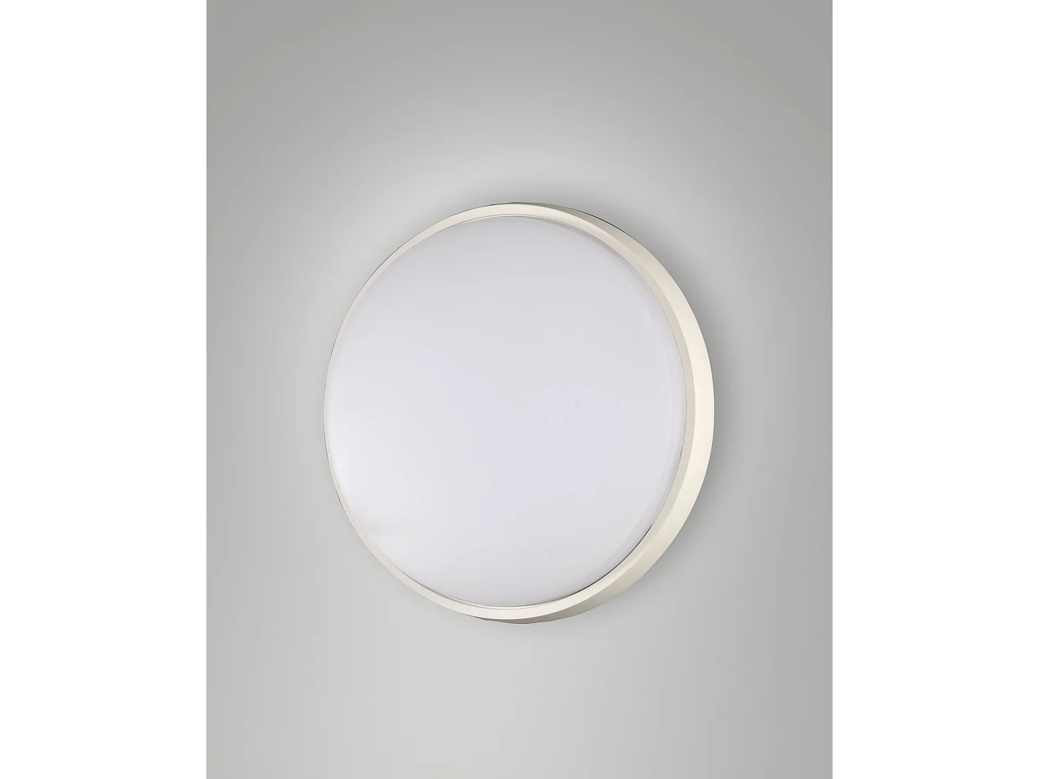 Olly Plafonier LED Moderno Redondo IP54 23W 2700lm 3000K Branco Estrutura em Metal e Policarbonato Ø240mm Referência do Artigo 3315-61-102