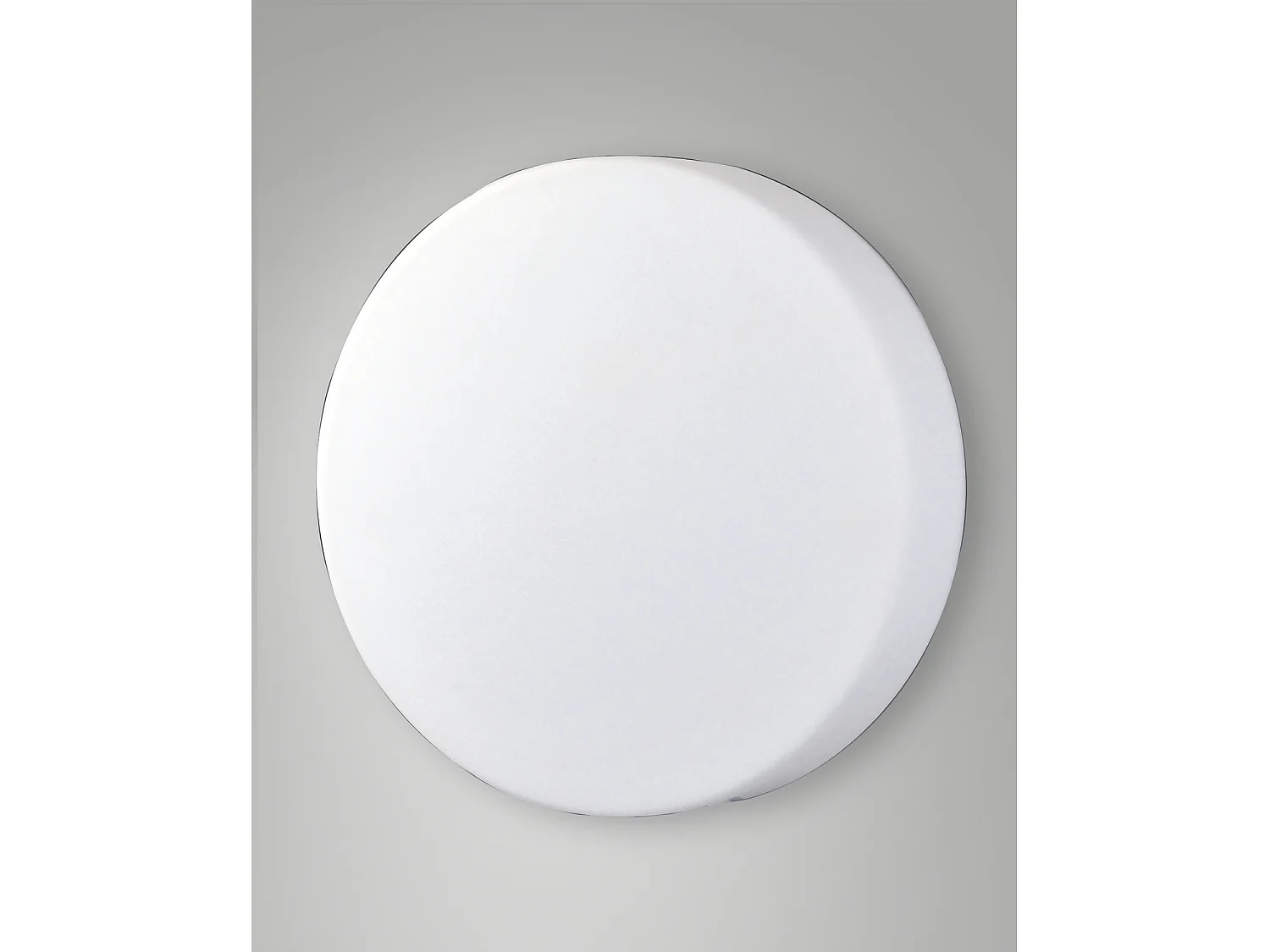 Graff Plafoniera Bianca D.40 Collezione GRAFF Due Luce Metallo e Vetro Soprano