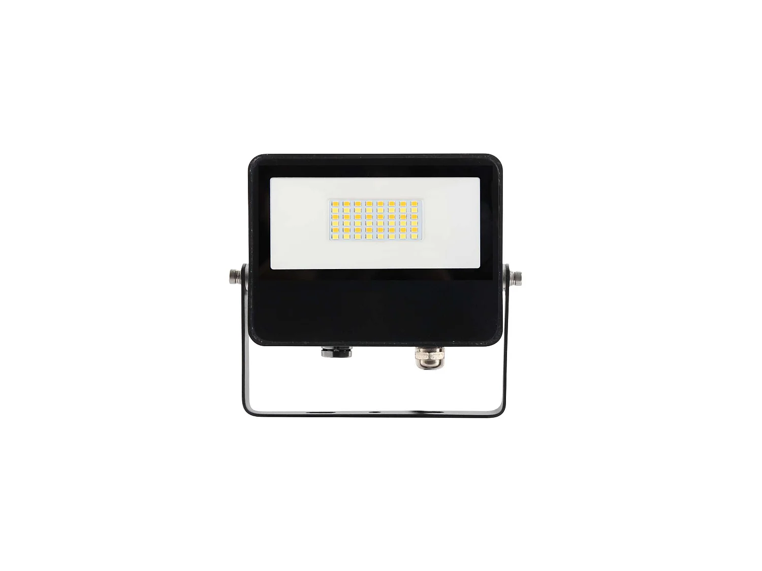 Projecteur LED extérieur SKY 20W avec technologie de commutation CCT 3000K/4000K/5000K, faisceau de 115°, cadre en aluminium noir - Beneito & Faure