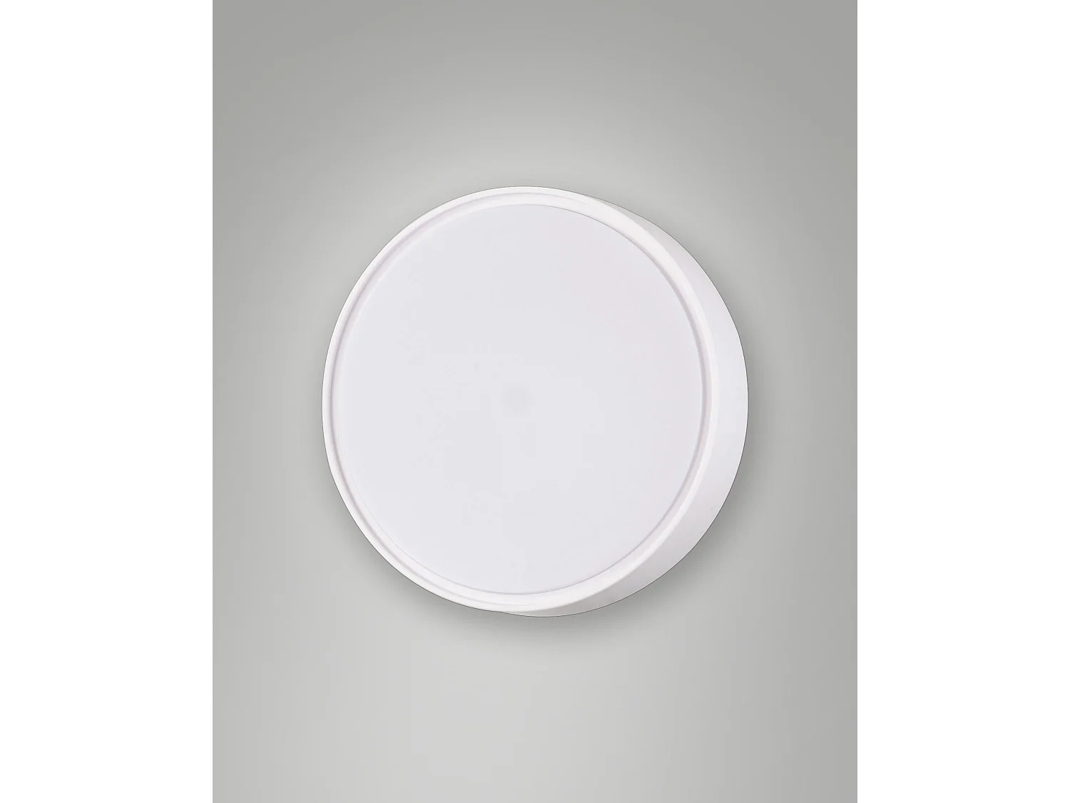 Hatton Plafonier LED E27 em Policarbonato Branco IP65 Ø250mm Candeeiro para Interior e Exterior Resistente às Intempéries Código 3226-61-102