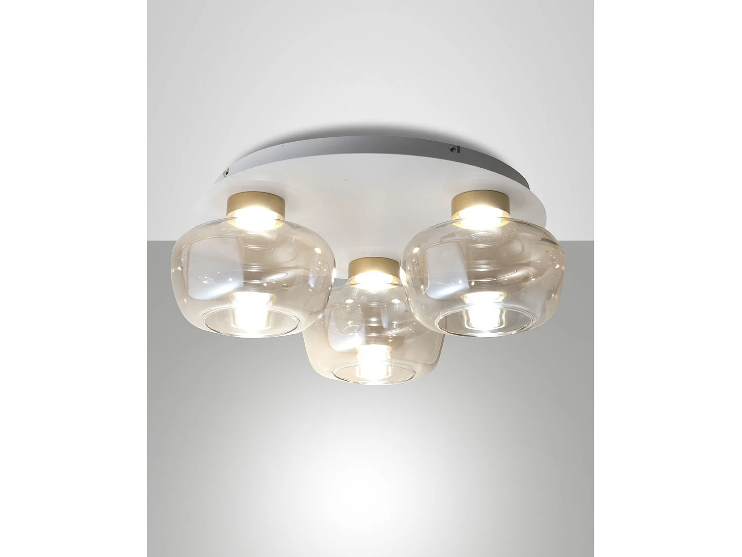 Kino Plafoniera Cognac 3Luci