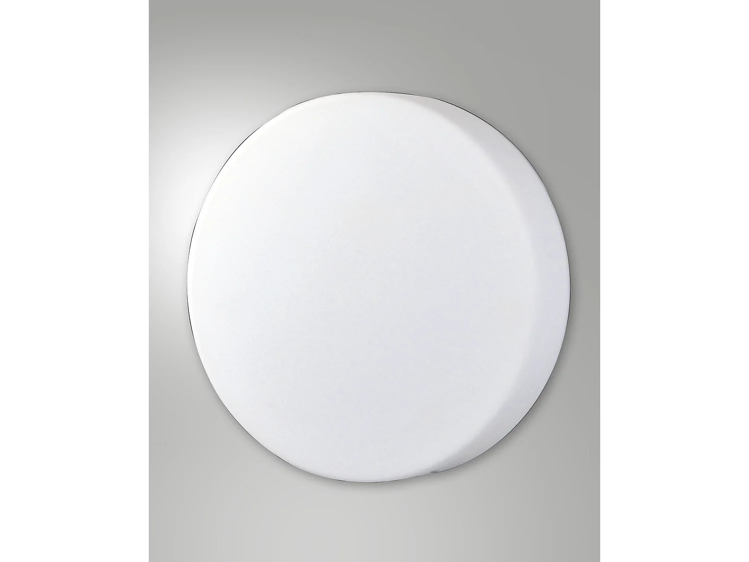 Candeeiro de Teto Graff Branco em Metal e Vidro Soprado, LED Integrado 24W 2950lm, 3000K Branco Quente, Regulável por Corte de Fase Ø400mm