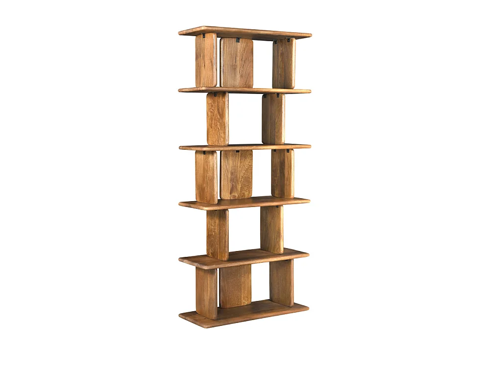 Batam - Étagère en bois massif H180cm - Bois