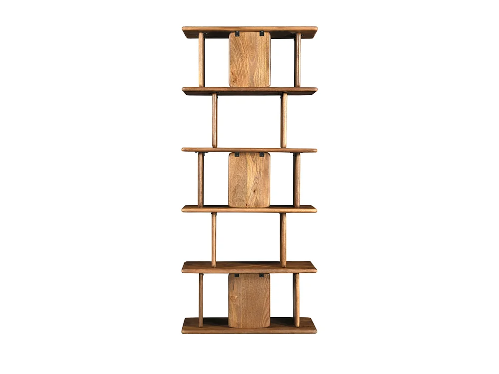 Batam - Étagère en bois massif H180cm - Bois