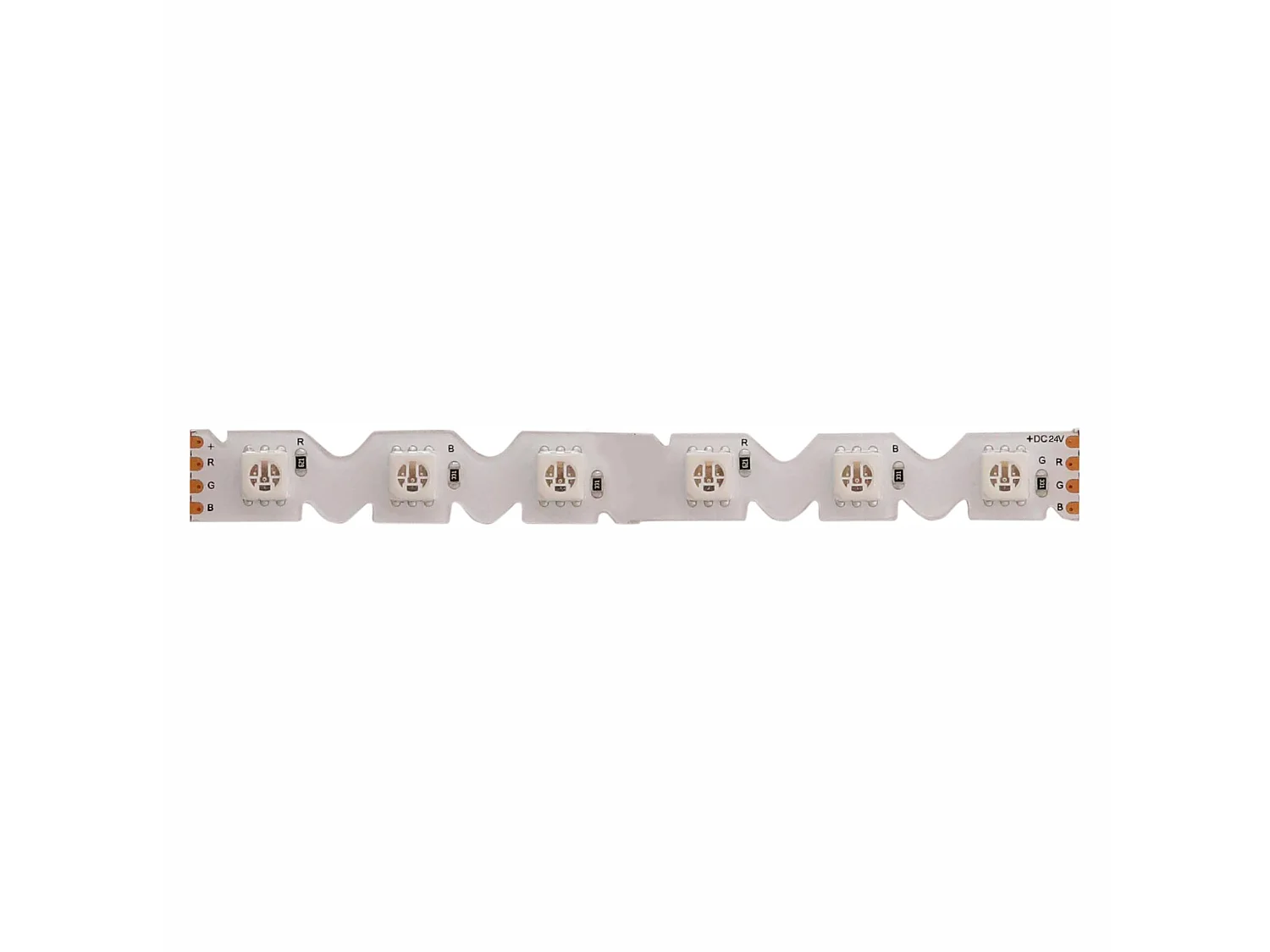 Beneito & Faure RGB LED-strip 5 meter 24V 60 LED's/m 8mm IP20 - Flexibele professionele decoratieve binnenverlichting - Beneito & Faure
