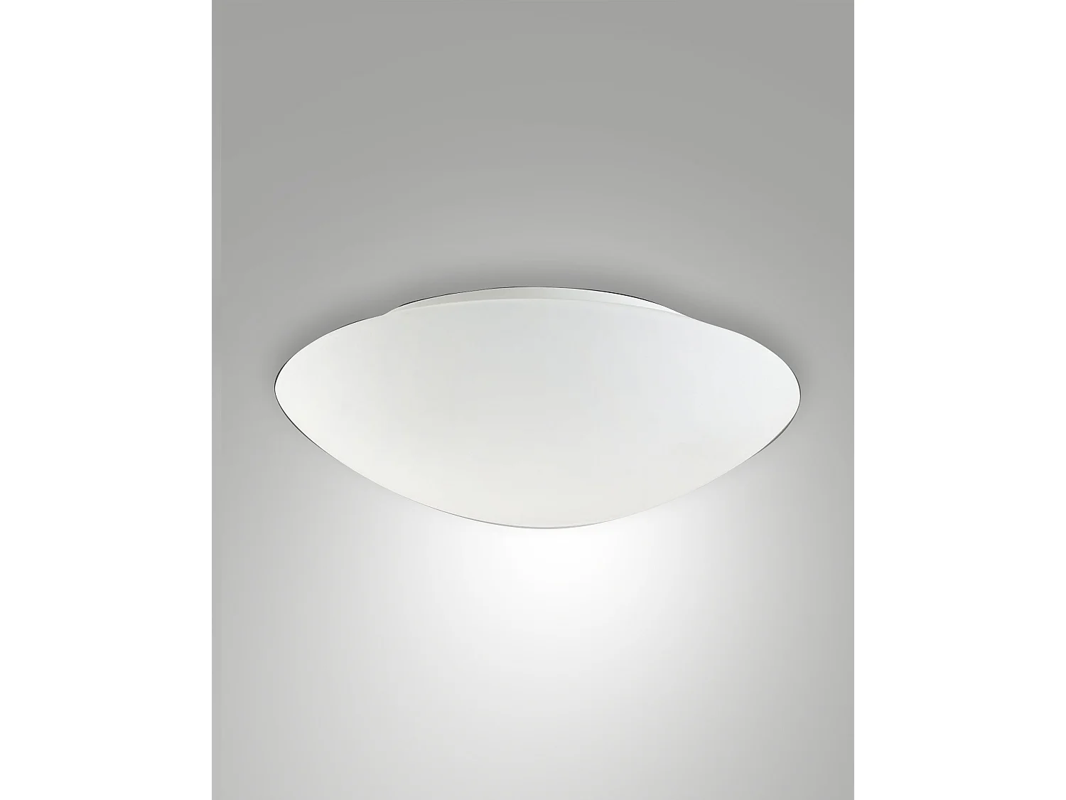 Pandora Plafonier em metal e vidro soprado com sensor de movimento integrado, casquilho E27 2x40W, cor Branco, código de artigo 3222-65-102