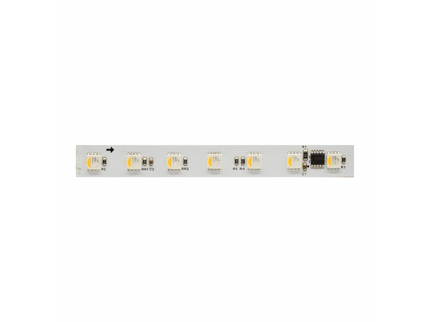 Beneito & Faure FINE DMX5 RGB+3000K LED-strip 5m 24V 17W/m 70LED/m IP67 - Pixel-by-Pixel DMX-besturing - High Definition