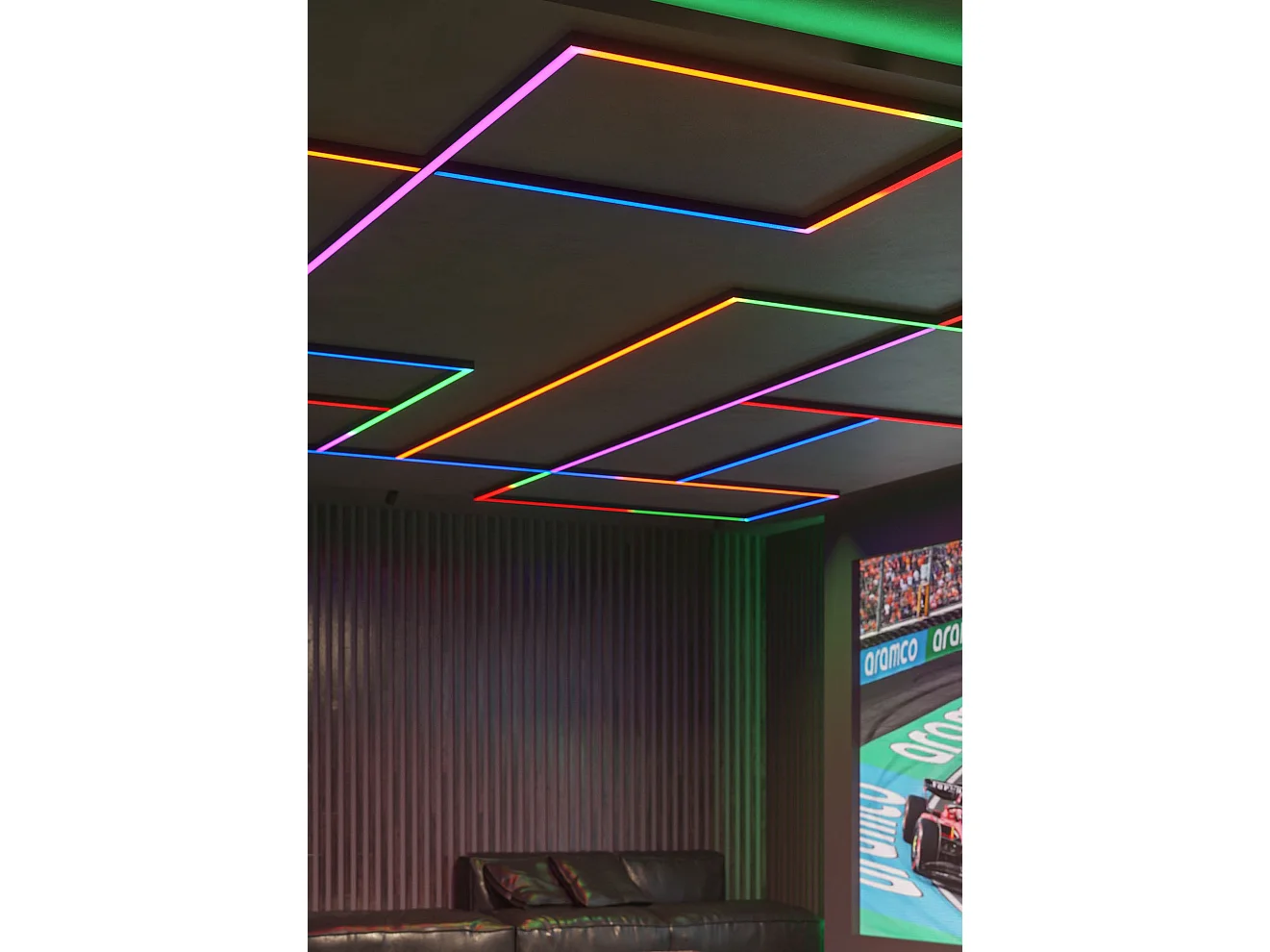 RGB+3000K Fine SPI-3 LED-strip van 5 meter, 11W/m, 24V, IP20, met pixel-voor-pixel aansturing en een hoge dichtheid van 60 LED's/m - Beneito & Faure