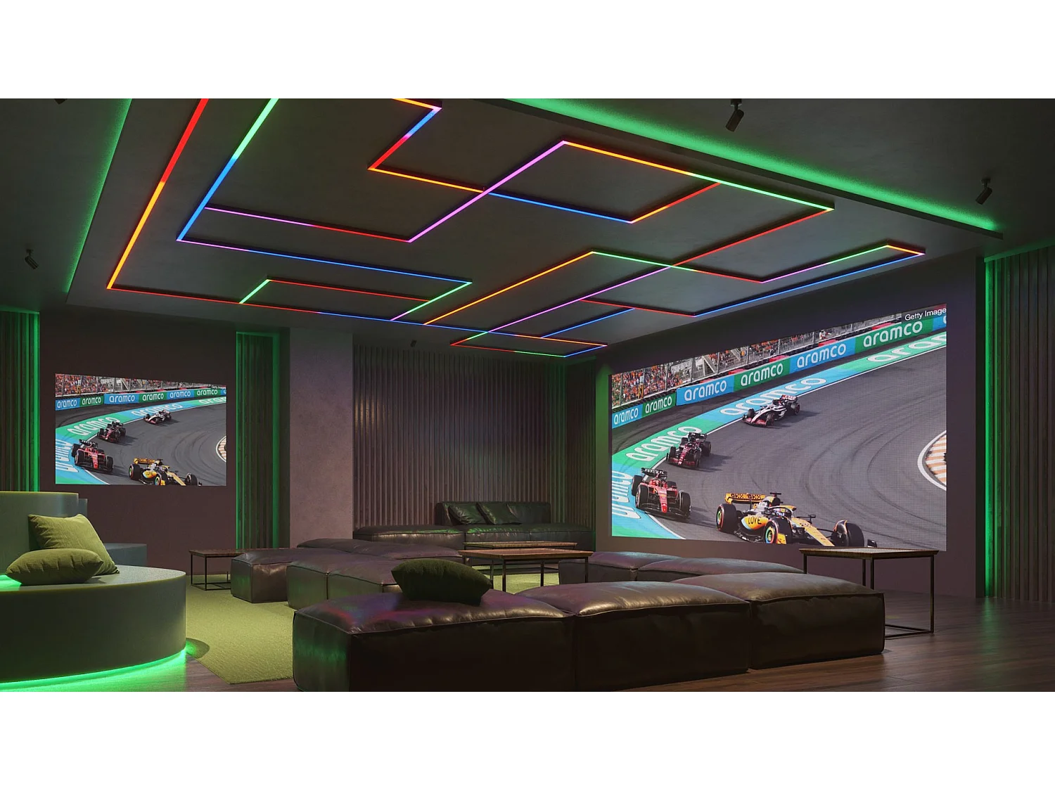 RGB+3000K Fine SPI-3 LED-strip van 5 meter, 11W/m, 24V, IP20, met pixel-voor-pixel aansturing en een hoge dichtheid van 60 LED's/m - Beneito & Faure