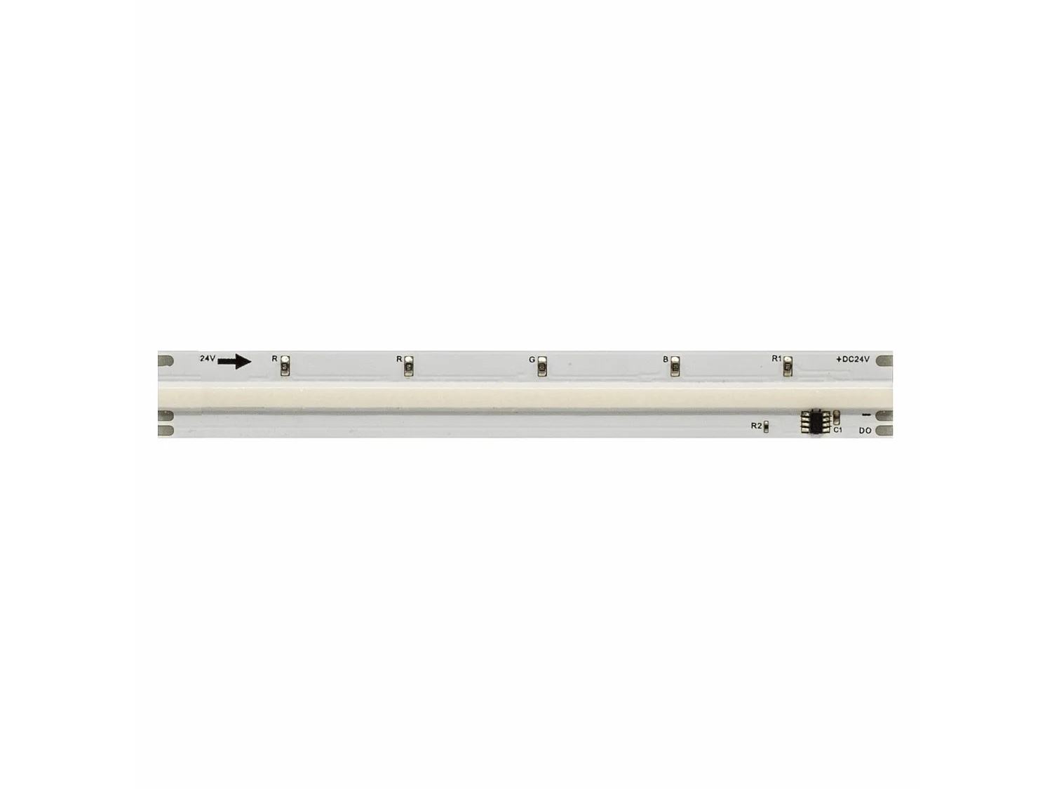 5m 24V 12W/m Fine Running COB LED-strip 2700K IP20 met SPI-technologie voor dynamische pixel-voor-pixel-besturing - Beneito & Faure