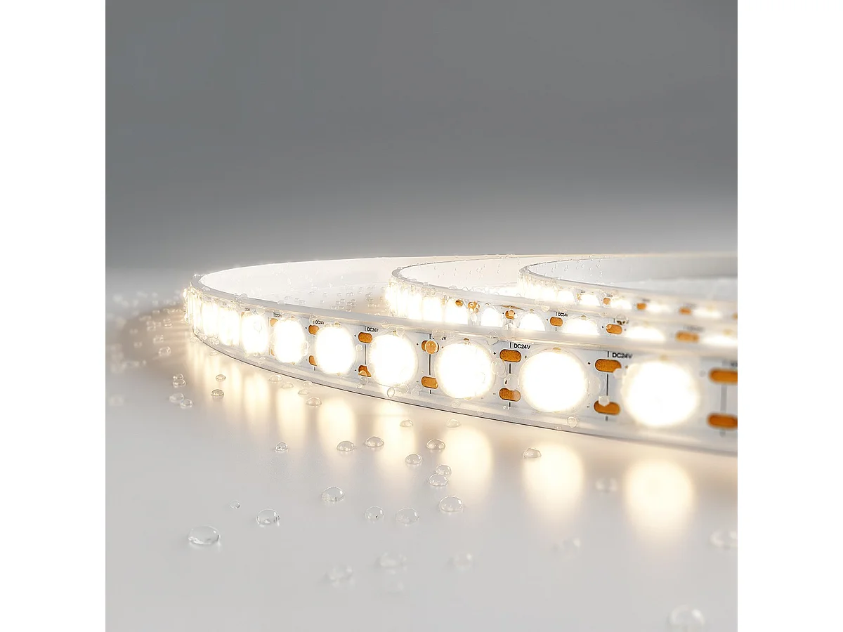 LED-strip 5m FINE 96 24V 18W/m 4000K IP67 Hoog rendement CRI>90 - Professionele verlichting voor binnen- en buitengebruik Beneito & Faure