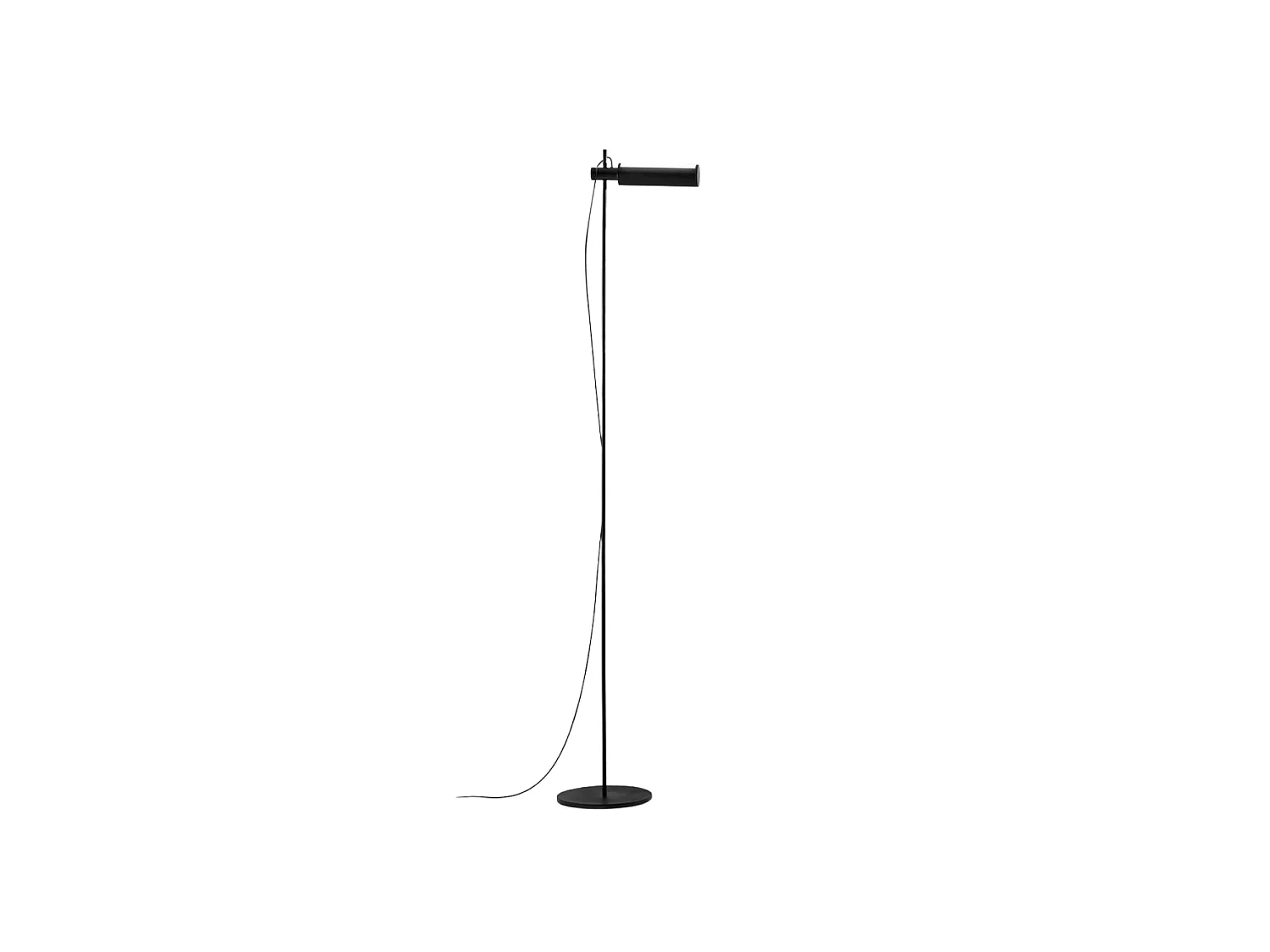 Candeeiro de Pé LED Moderno em Metal Preto Mate, 24W, 3000K-6000K, Cabeça Ajustável, Design Minimalista e Elegante - Marca Perenz, Qualidade.