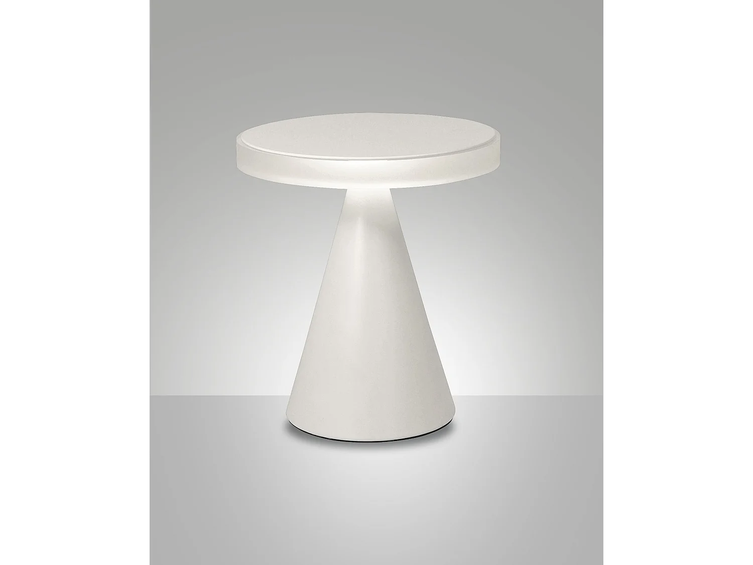 Lampa stołowa LED neutralna 12W 1260lm 3000K, metalowa i metakrylanowa, kolor biały, IP20 - Eleganckie i nowoczesne oświetlenie wnętrz
