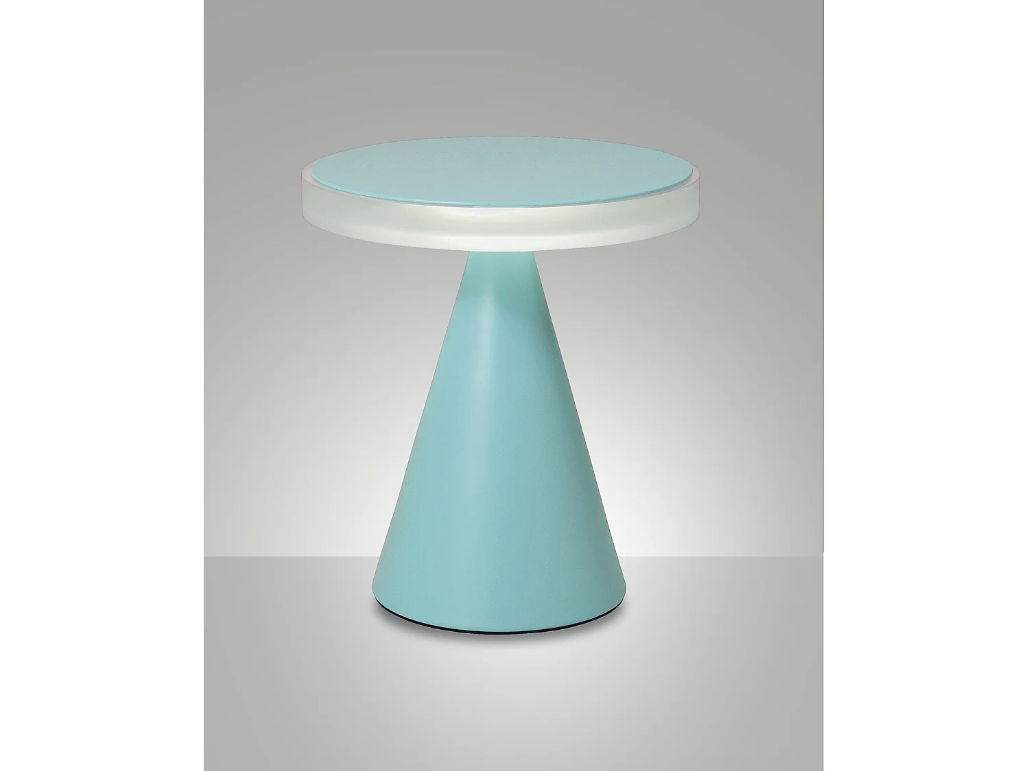 Lámpara de mesa LED 12W 1260lm 3000K metal y metacrilato verde IP20, diseño moderno elegante para iluminación interior decorativa hogar