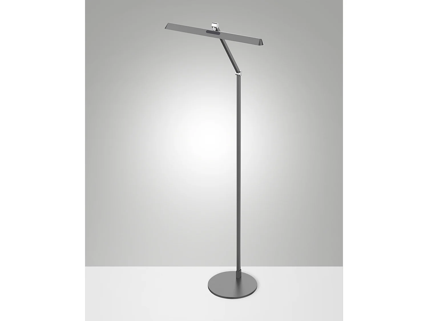 Lampa stojąca LED Beba 12W 1340lm, konstrukcja aluminiowa i metakrylanowa, ściemnialna dotykowo, IP20, 106cm, kolor antracytowy - Beba