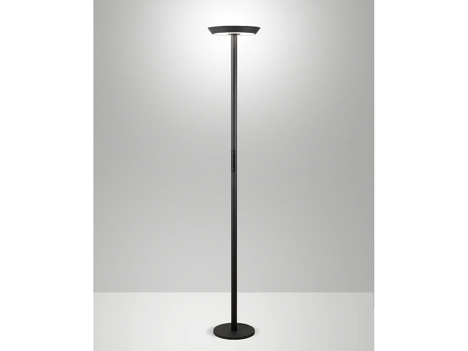 Fabbisogno Fizz Terra Antracite Lampada Led Integrata Design Moderna 1 Luce