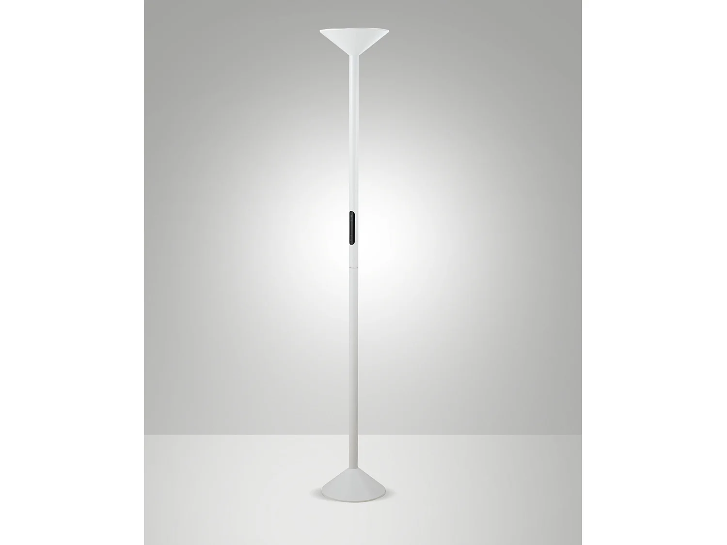 Lámpara de pie LED Tratto 50W 4000lm CCT Blanca - Estructura de metal y metacrilato, Regulable mediante tacto, IP20, 175,5cm - Diseño Tratto