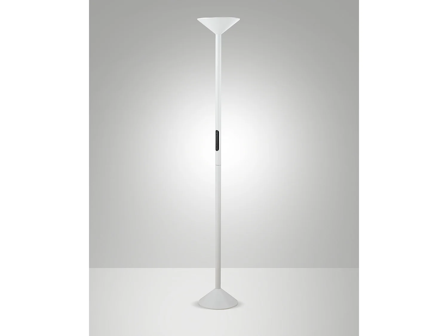 Lampa podłogowa LED Tratto 50W 4000lm CCT biała - metalowa i metakrylanowa rama, ściemnialna dotykowo, IP20, 175,5 cm - Tratto Design