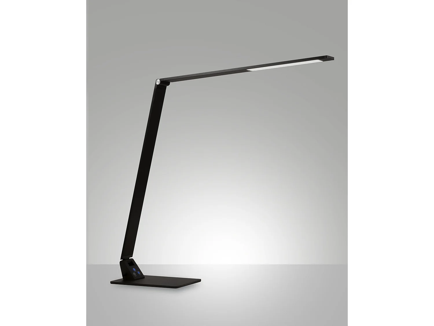 Lampa stołowa LED Wasp Integrated 12W, czarna, regulacja dotykowa, wybór temperatury barwowej CCT 3000K-5000K, nowoczesna, kod produktu 3265-30-101