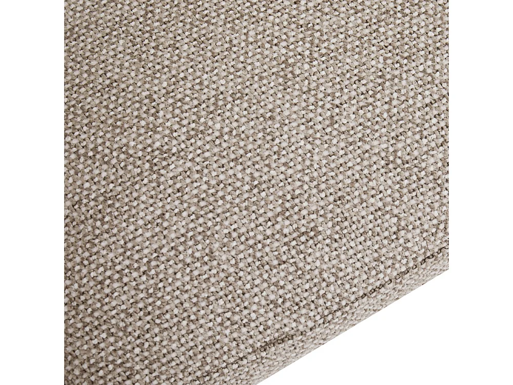 Romy - Lot de 2 fauteuils de table en tissu - Marron chiné