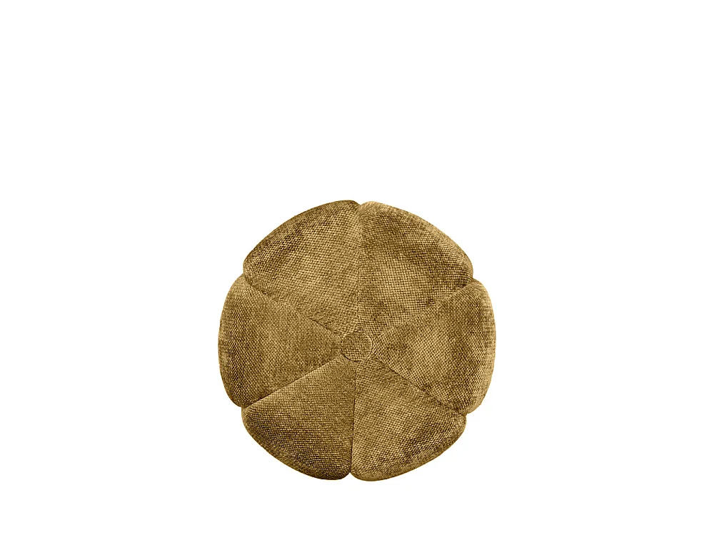 Flower - Pouf rond en tissu ø38cm - Bronze