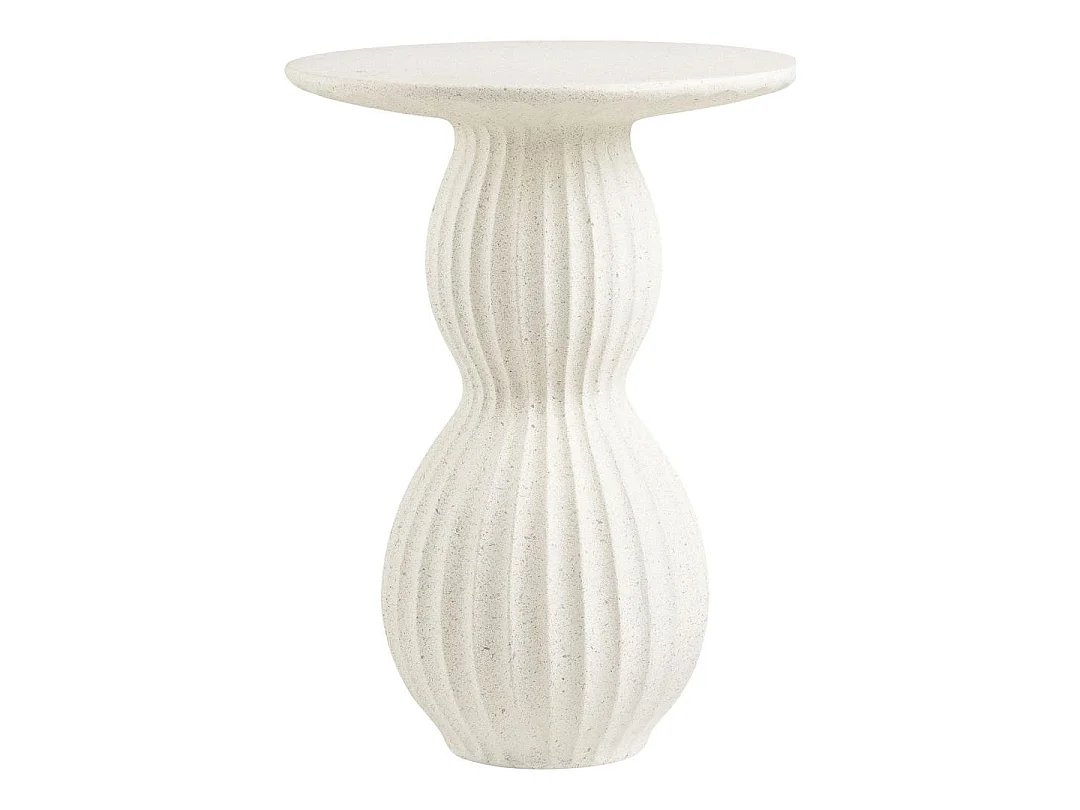 Irma salontafel bijzettafel Ø40cm wit.