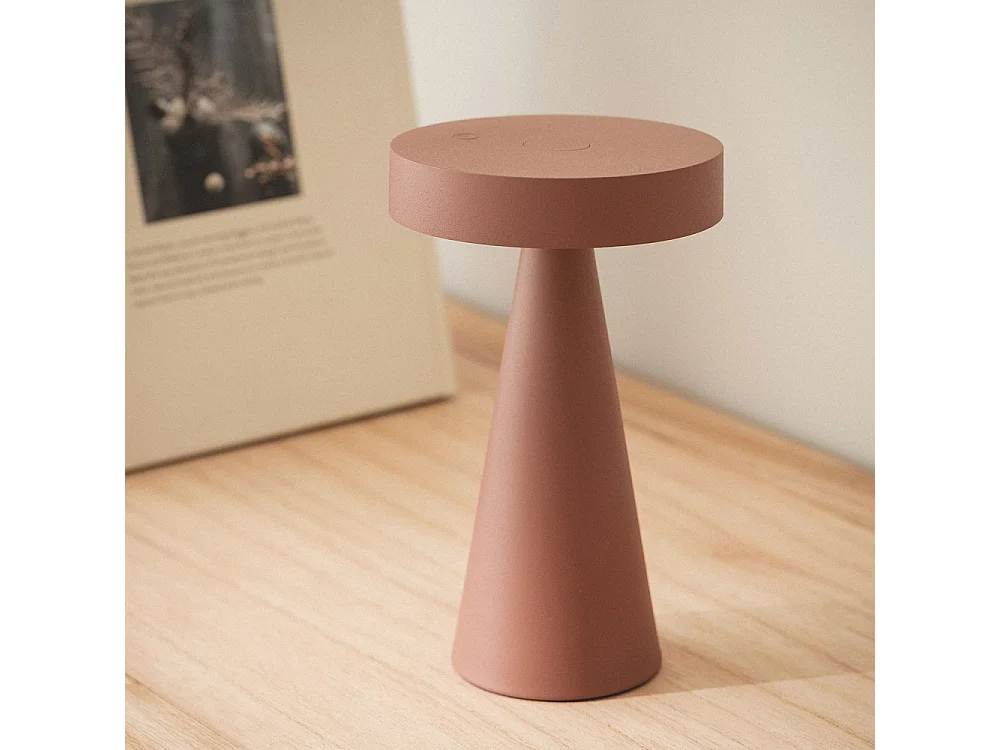 Nimo - Lampe à poser LED sans fil rechargeable - Terracotta