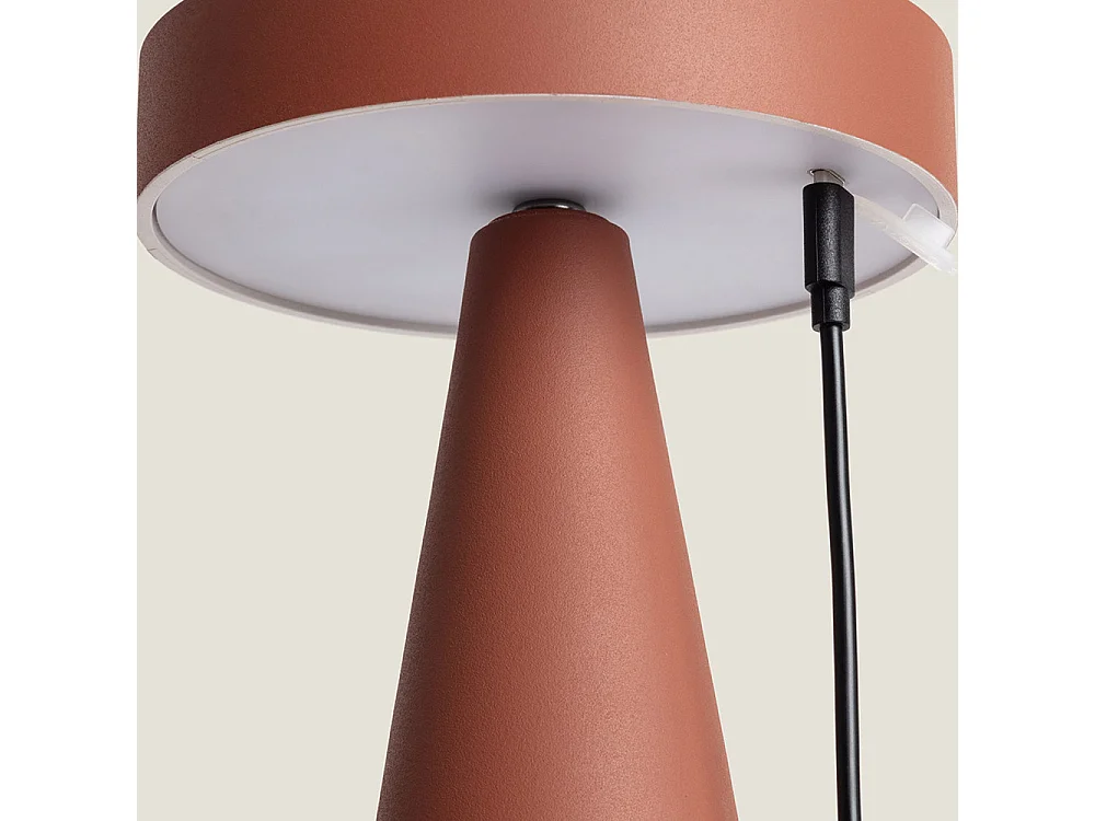 Nimo - Lampe à poser LED sans fil rechargeable - Terracotta