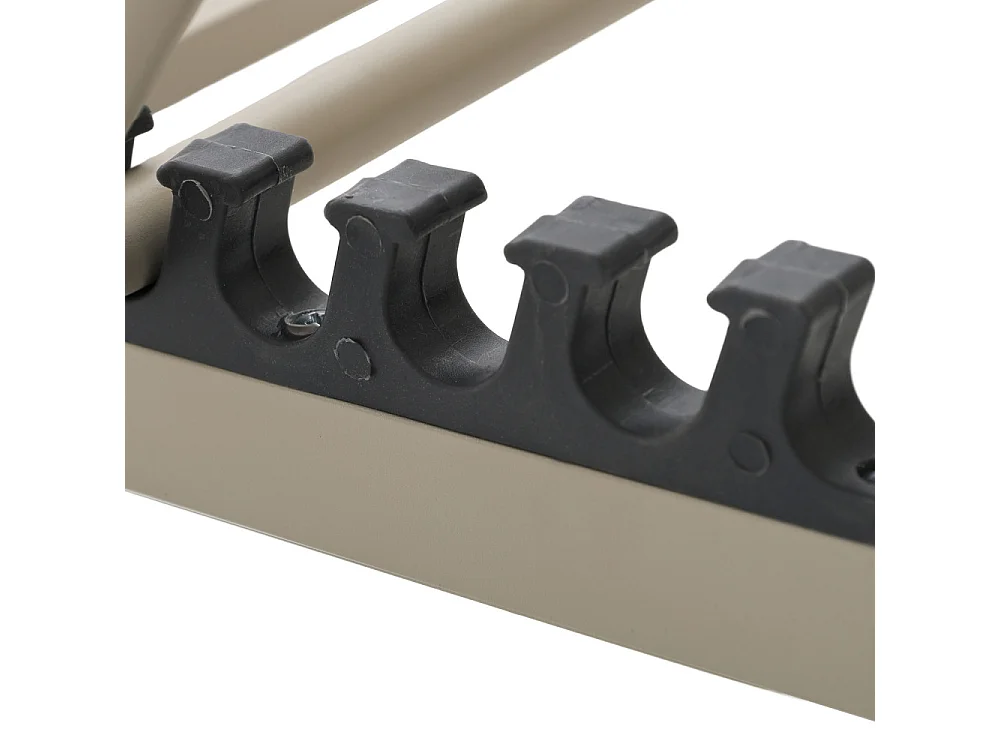 Brisa - Lot de 2 chiliennes en aluminium - Beige