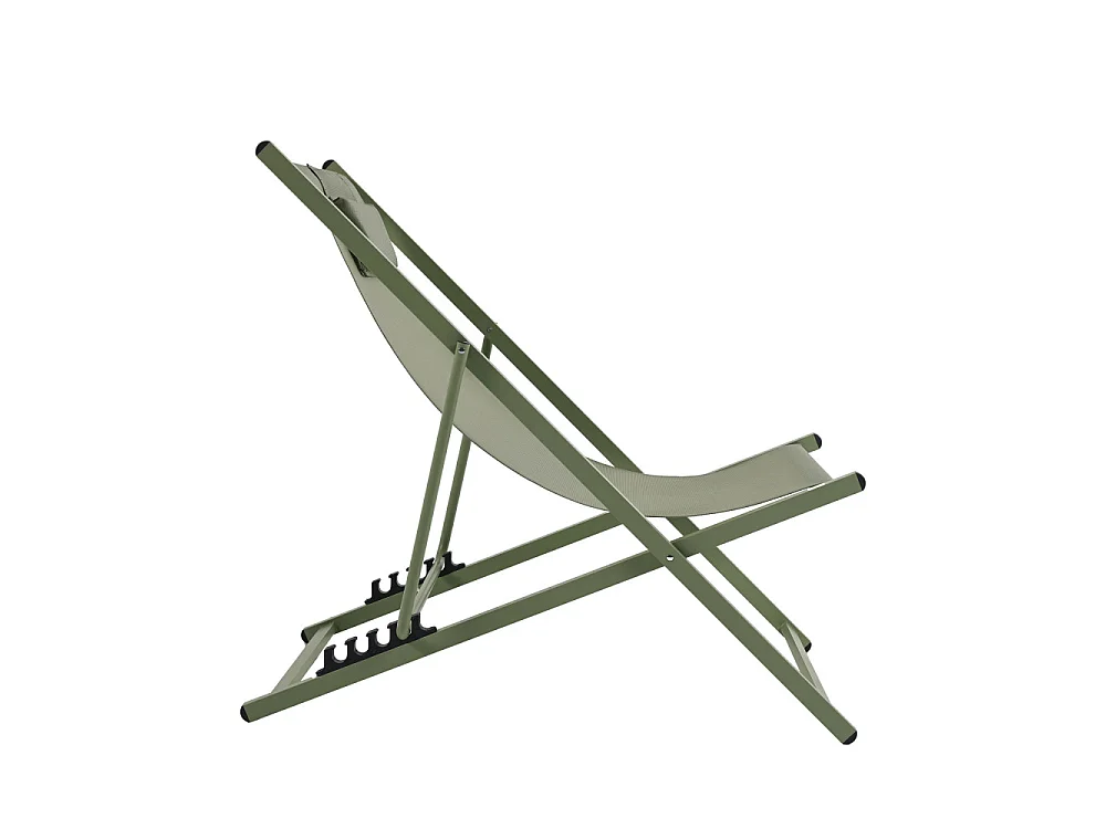 Brisa - Lot de 2 chiliennes en aluminium - Vert