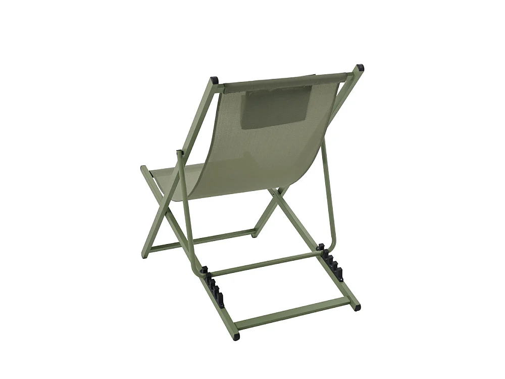 Brisa - Lot de 2 chiliennes en aluminium - Vert