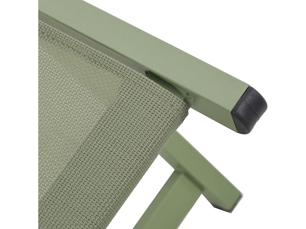 Brisa - Lot de 2 chiliennes en aluminium - Vert