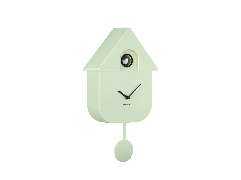 Modern Cuckoo - Horloge à pendule - Vert d'eau