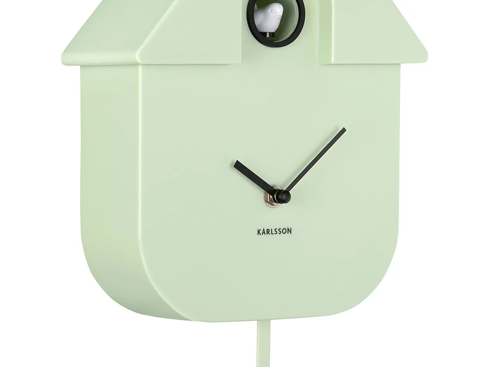 Modern Cuckoo - Horloge à pendule - Vert d'eau