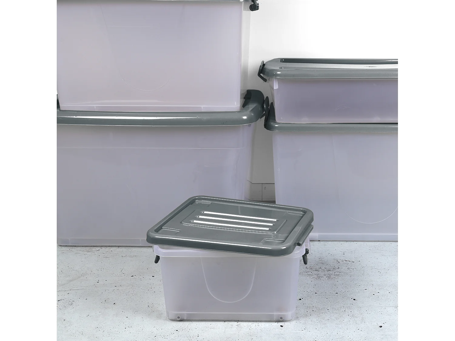 Boîte de Rangement "Utile" 17L Transparent