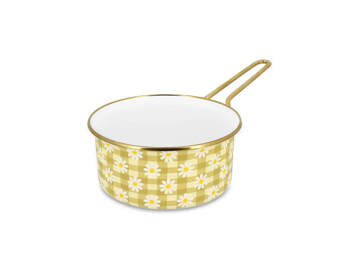 Menastyl - Casserole Daisy 18cm En Acier émaillé
