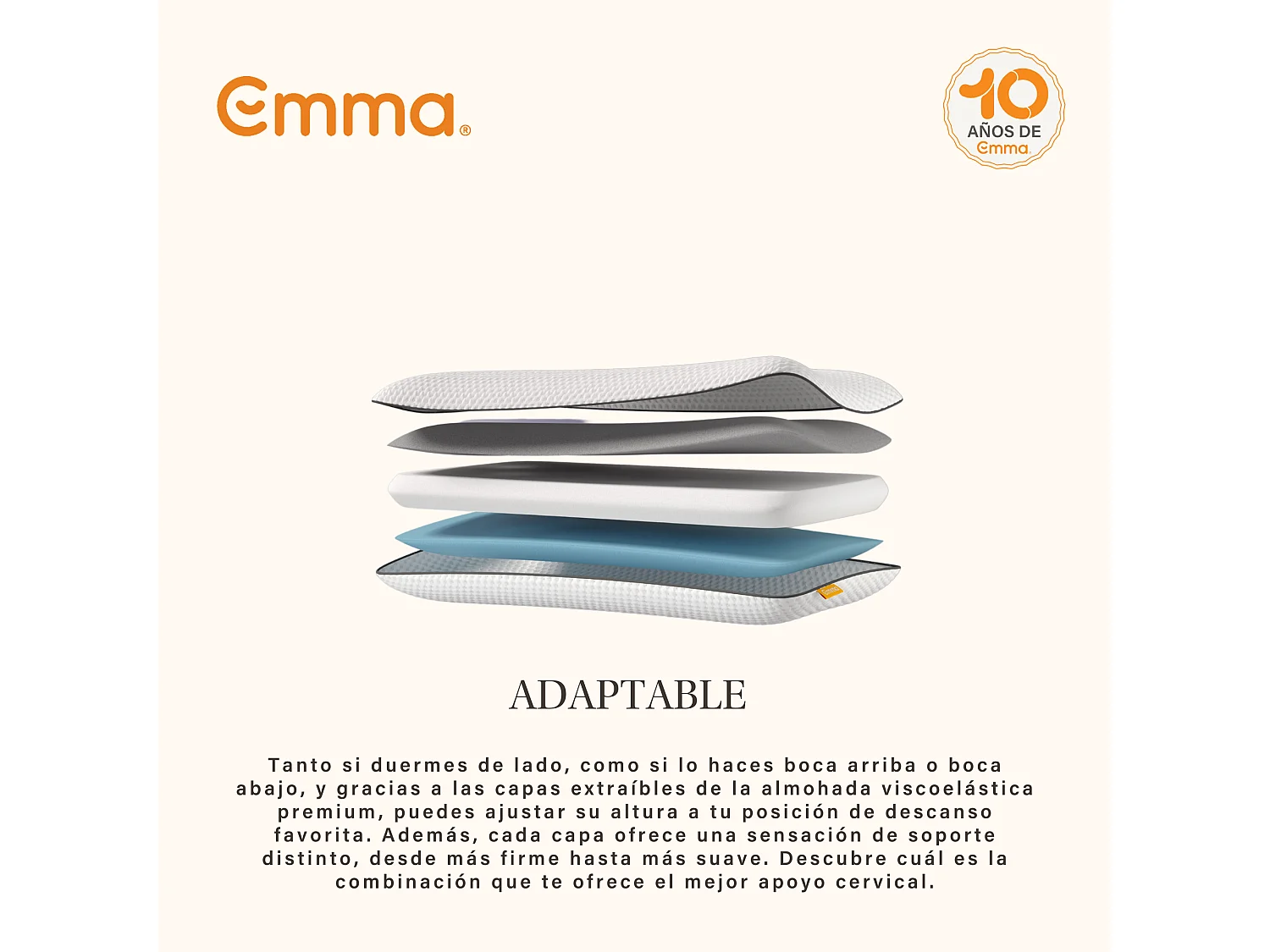 2x Almohada Original Cooling Adapt