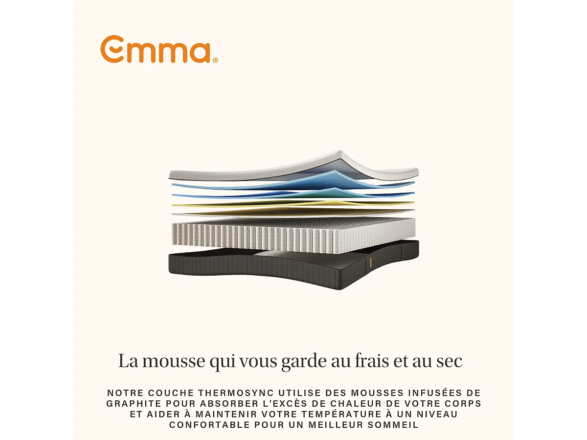 Emma - Matelas Emma Original Pro -160 x 200 cm