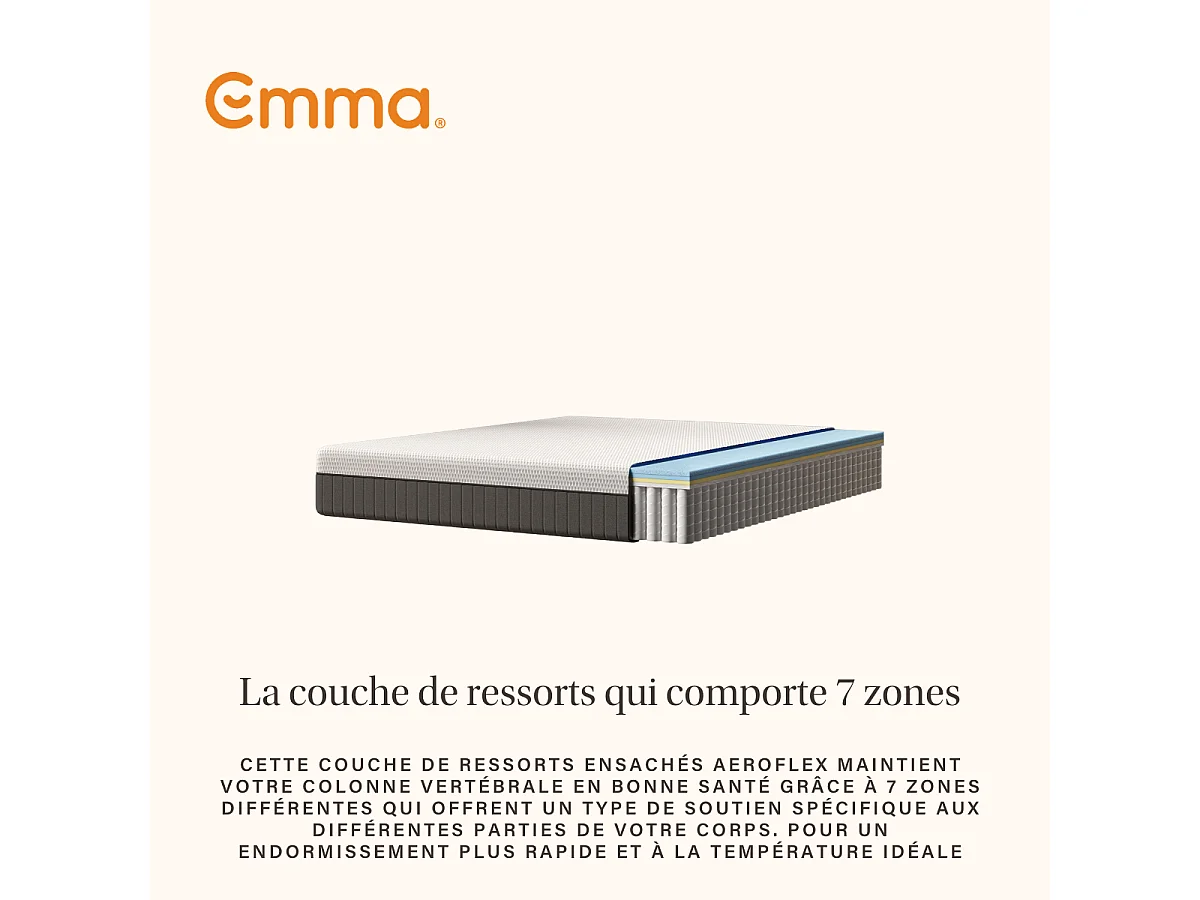 Emma - Matelas Emma Original Pro - 180 x 200 cm